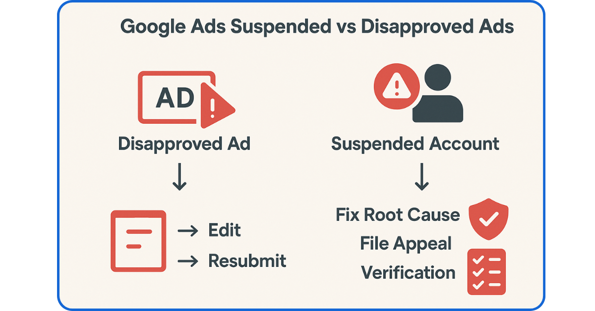 google ads suspended