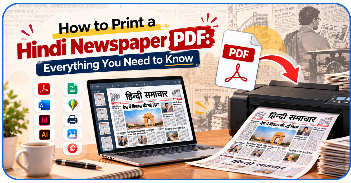 How To Print Hindi Newspaper PDF