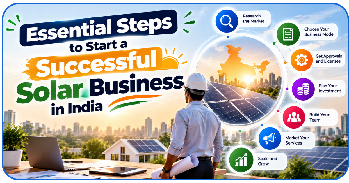 How to start a solar business in India